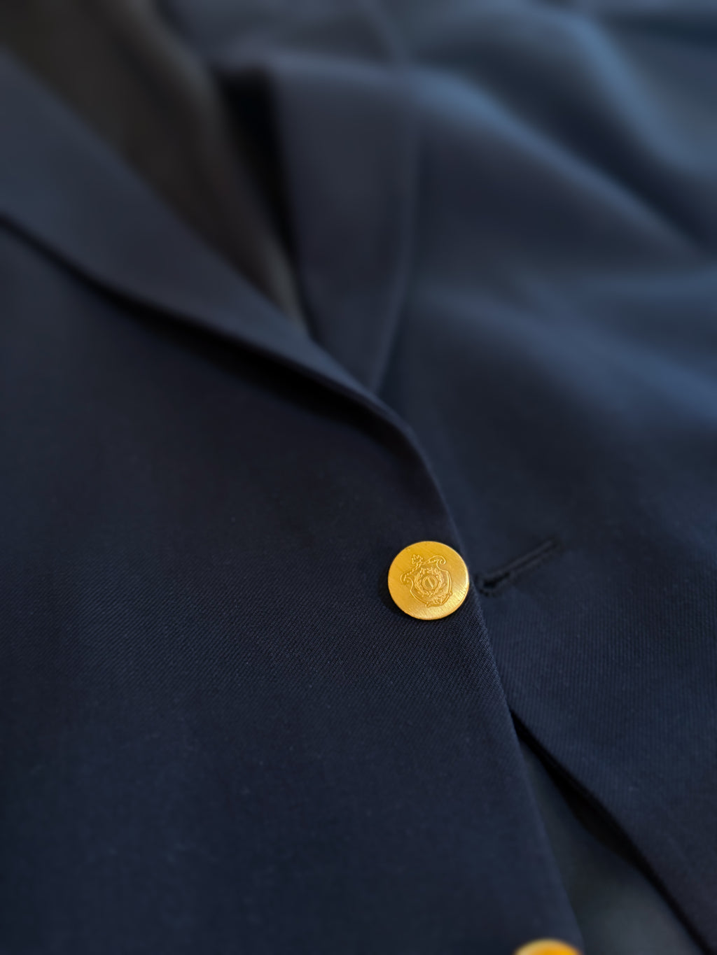 Christian Dior Navy Wool Jacket - Circa Late 80's To Early 90's