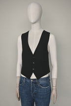 Vintage Giorgio Armani Black Tuxedo Jacket & Vest, 1980s