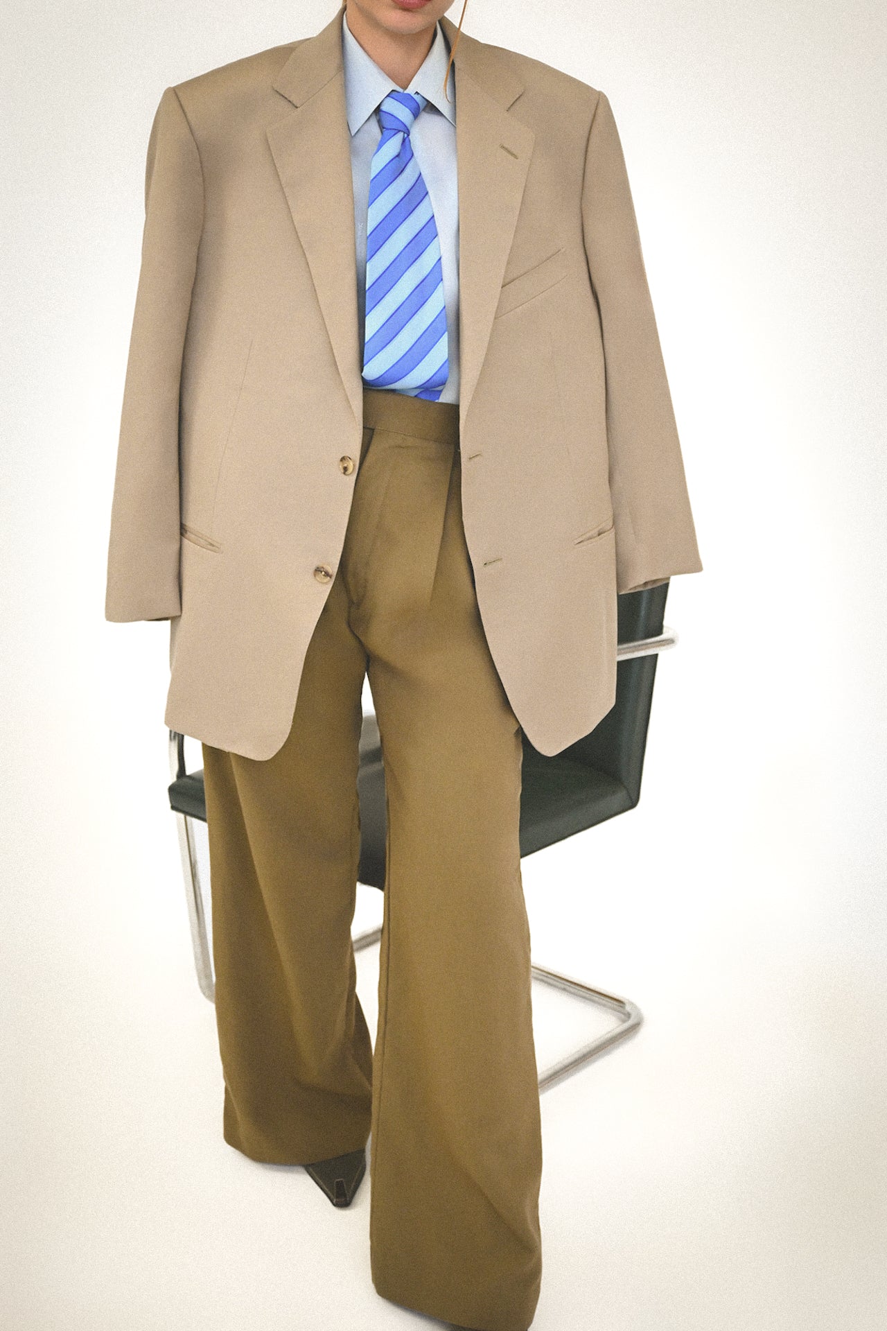 Ermenegildo Zegna Beige Wool Jacket - Early 2000's