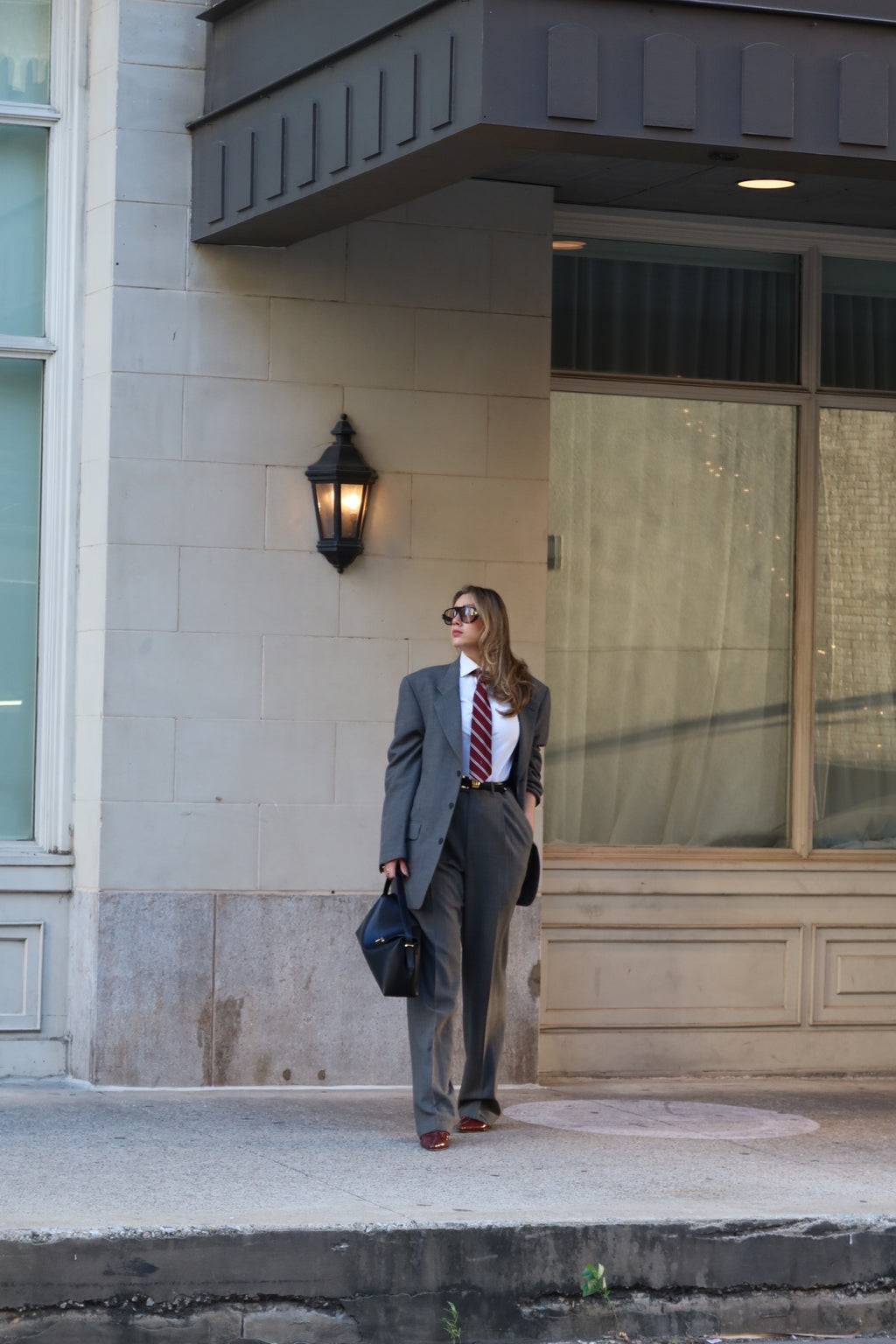 Saint Laurent Gray Suit - Circa Late 80's To Early 90's