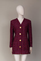 Vintage Givenchy Boutiques Paris Bouclé Tweed Jacket, Late 1980s to Early 1990s