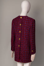 Vintage Givenchy Boutiques Paris Bouclé Tweed Jacket, Late 1980s to Early 1990s