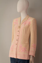 Vintage Escada by Margaretha Ley Silk Floral Jacket, Late 1980s-Early 1990s