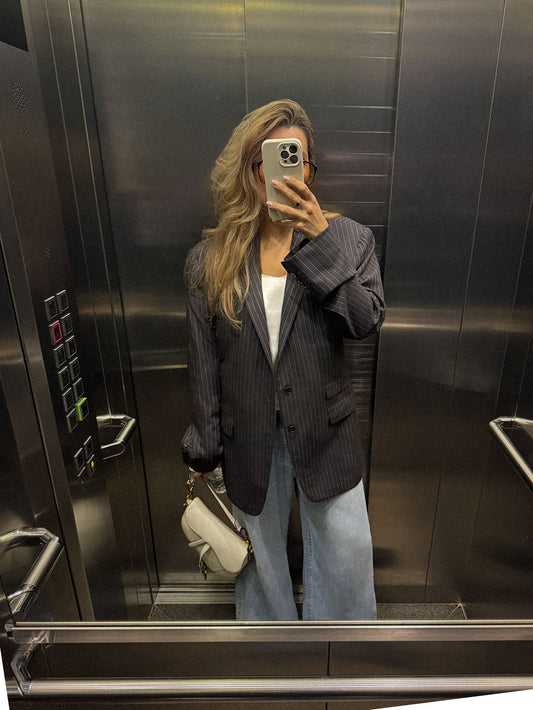 Ralph Lauren Purple Label Charcoal Jacket - Circa Late 90's To Early 2000's