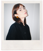 Vintage Givenchy Amber Resin Clip-On Earrings, 1980s